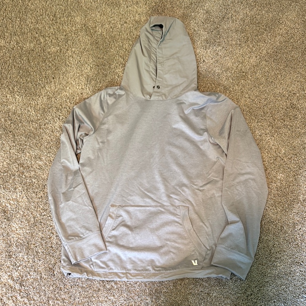 Vuori Gray Lightweight Hoodie Jacket